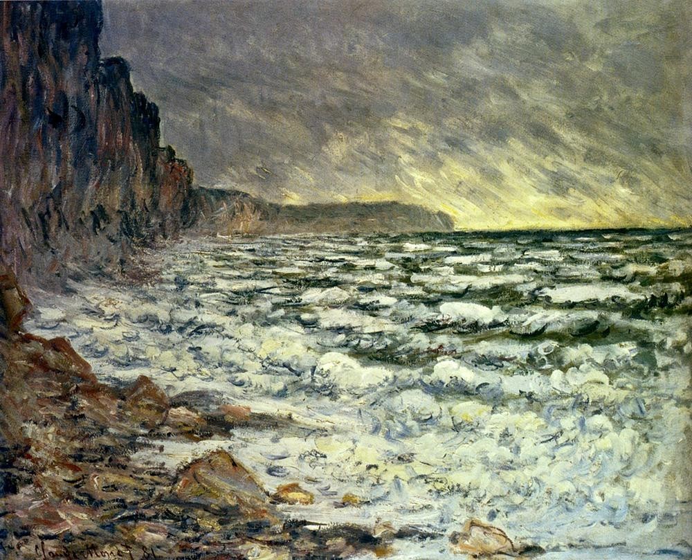 Claude Monet The Sea At Fecamp